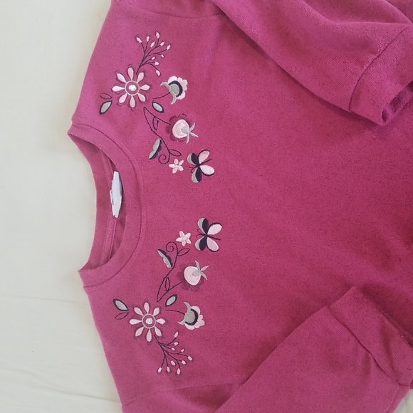 Rococo Girls Size 6 Pink Tunic Sweater - Picture 2 of 5